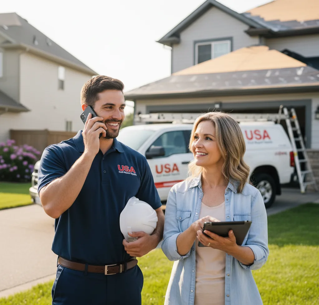 USA Roof Repair Experts customer support in Orland